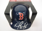 David Ortiz Boston Red Sox Hand Signed Autographed Mini Helmet Paas Certified.