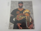 Lebron James Cleveland Cavaliers Hand Signed Autographed 8x10 Photo PSAS Certified.