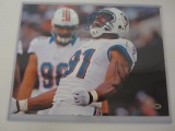 Camerion Wake Miami Dolphins Hand Signed Autographed 11x14 Photo CAS Certified.