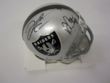 Derek Carr Amari Cooper Oakland Raiders signed autographed Mini Helmet Certified Coa