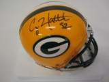 Clay Matthews Green Bay Packers signed autographed Mini Helmet Certified Coa