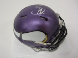 Stephon Diggs Minnesota Vikings signed autographed Mini Helmet Certified Coa