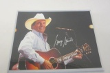 George Strait Hand Signed Autographed 11x14 Photo Celebrity Superstar Signatures Certified.