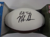 Nick Sabin Alabama Crimson Tide signed autographed Logo Football Certified Coa
