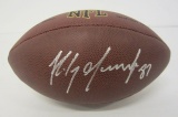 Rob Gronkowski New England Patriots signed autographed Brown Football Certified Coa