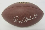 Roger Staubach Dallas Cowboys signed autographed Brown Football Certified Coa