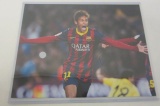 Neymar Jr Hand Signed Autographed 11x14 Photo Celebrity Superstar Signatures Certified.