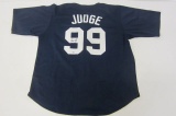 aaron Judge New York Yankees signed autographed Blue Jersey Certified Coa