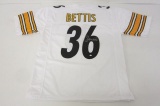 Jerome Bettis Pittsburgh Steelers signed autographed White Jersey Certified Coa
