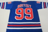 Wayne Gretzky Edmonton Oilers signed autographed Blue Jersey Certified Coa