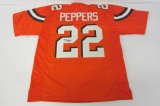 Jabrill Peppers Cleveland Browns signed autographed Orange Jersey Certified Coa