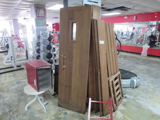 Amerec Metos Sauna Walls and Electric Heater Removed from Walls