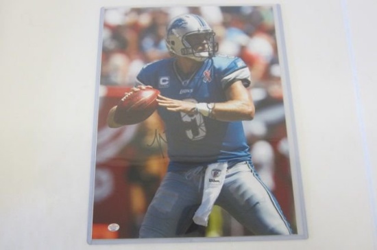 Matthew Stafford Detroit Lions signed autographed 11x14 Photo Certified Coa