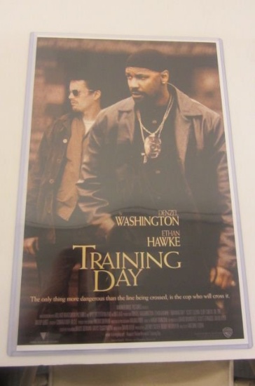 Denzel Washington "TRAINING DAY" signed autographed 11x17 Photo Certified Coa