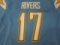 Philip Rivers SD Chargers Signed Autographed Football Jersey Certified CoA