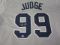 Aaron Judge New York Yankees Hand Signed Autographed Jersey PSAS Certified.