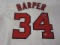 Bryce Harper Washington Nationals Hand Signed Autographed Jersey Paas Certified.