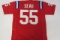 Junior Seau New England Patriots Unsigned XL Jersey