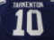 Fran Tarkenton NY Giants Signed Autographed Football Jersey Certified CoA