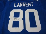 Steve Largent Seattle Seahawks Signed Autographed Football Jersey Certified CoA