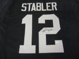 Ken Stabler Oakland Raiders Signed Autographed Football Jersey Certified CoA