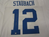 Roger Staubach Dallas Cowboys Signed Autographed Football Jersey Certified CoA