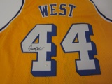 Jerry West LA Lakers Signed Autographed Basketball Jersey Certified CoA