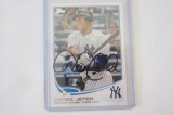 Derek Jeter NY Yankees Signed Autographed Baseball Card Certified CoA
