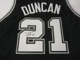 Tim Duncan San Antonio Spurs Hand Signed Autographed Jersey Paas Certified.