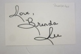 Brenda Lee signed autographed Cut Signature Certified Coa