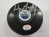 Wayne Gretzky Edmonton Oilers Signed Autographed Hockey Puck Certified CoA