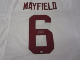 Baker Mayfield Oklahoma Sooners Signed Autographed Football Jersey Certified CoA