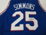 Ben Simmons Philadelphia 76ers Signed Autographed Basketball Jersey Certified CoA