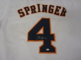 George Springer Houston Astros Signed Autographed Baseball Jersey Certified CoA