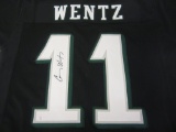 Carson Wentz Philadelphia Eagles Signed Autographed Football Jersey Certified CoA