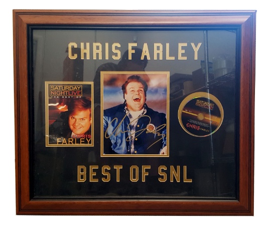 CHRIS FARLEY SIGNED FRAMED