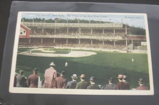 Polo Grounds Home of the New York Giants Postcard