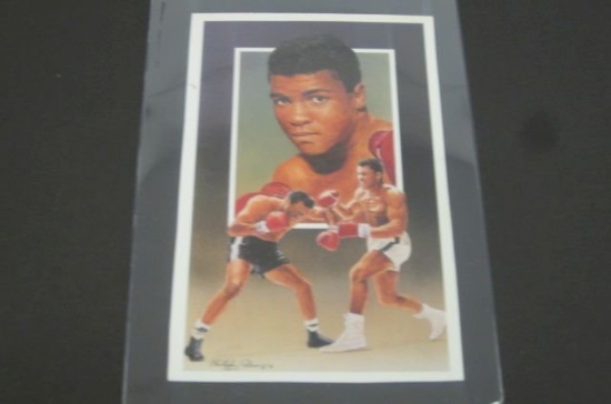 Muhammed Ali Legends Sports Memorabilia Postcard
