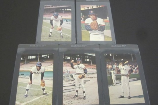 Lot of 5 Cleveland Indians: Hendrick, Spikes, Duffy, Bosman, and Gamble