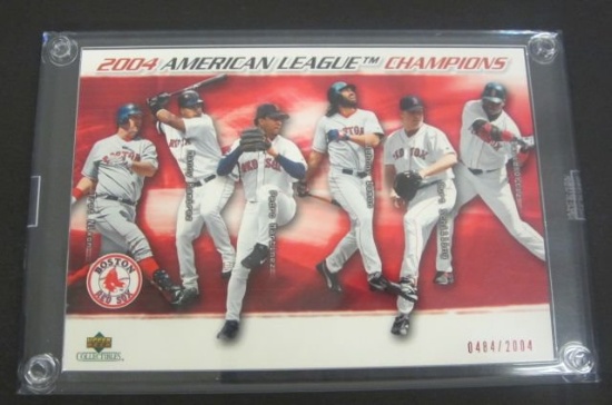 Upper Deck 2004 Boston Red Sox American League Champions #484/2004