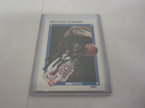 MICHAEL JORDAN Chicago Bulls Signed Autographed All Star Basketball Trading Card Certified CoA