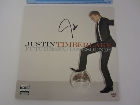 JUSTIN TIMERLAKE Signed Autographed "FutureSex/LoveSounds" Record Album Certified CoA