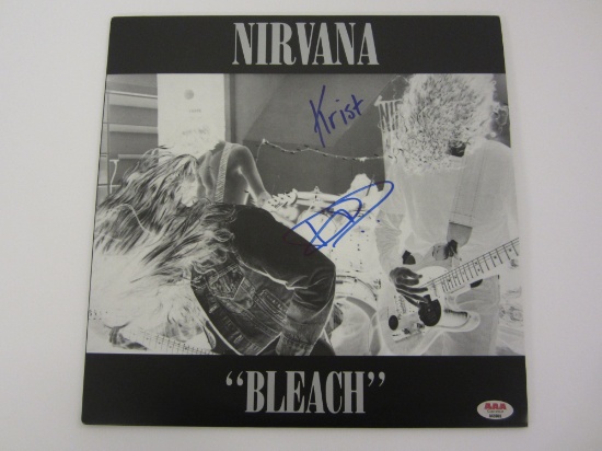 NIRVANA Signed Autographed "Bleach" Record Album Certified CoA