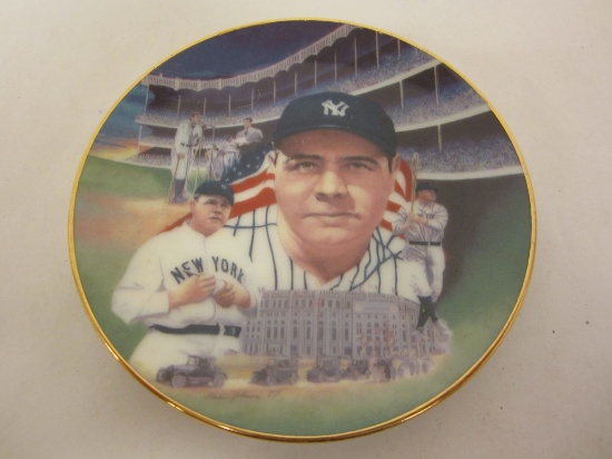 1993 Sports Impressions BABE RUTH NY Yankees Sports Superstar Edition Collector Plate