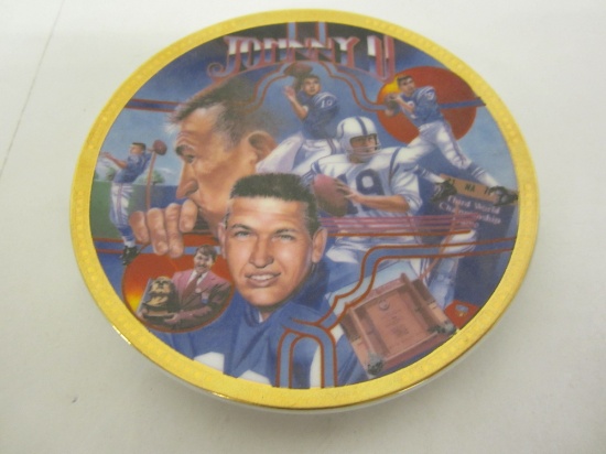 1993 Sports Impressions JOHNNY UNITAS Baltimore Colts NFL Superstar Edition Collector Plate