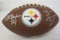 ANTONIO BROWN & BEN ROETHLISBERGER Pittsburgh Steelers Signed Autographed Football Certified CoA