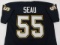 JUNIOR SEAU San Diego Chargers Unsigned Football Jersey