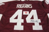 John Riggins Washington Redskins signed autographed red football jersey Certified COA