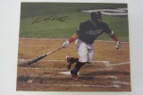 Carlos Santana Cleveland Indians signed autographed 16x20 color photo Certified COA