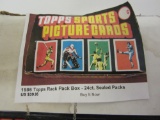1986 Topps Sports Picture Cards Rack Pack Box Sealed Packs